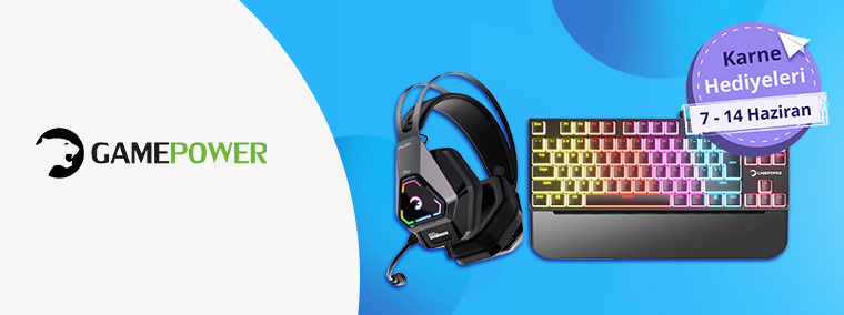 Gamepower Ürünleriyle  Karne Hediyeleri Şahane