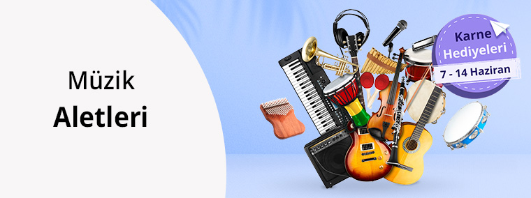 Müzik Aletlerinde 2.000 TL ve Üzerine %10 Sepette Ek İndirim