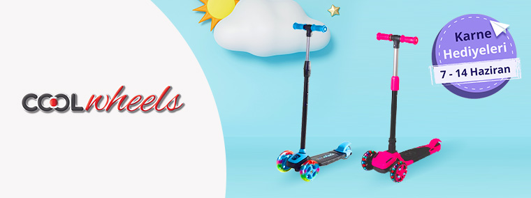 Cool Wheels Logo  Çocuklar için  Scooter Modelleri