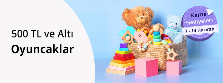 Renkli ve Eğlenceli 500 TL ve Altı Oyuncaklar