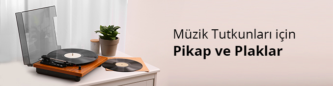 Müzik Tutkunları için  Pikap ve Plaklar 