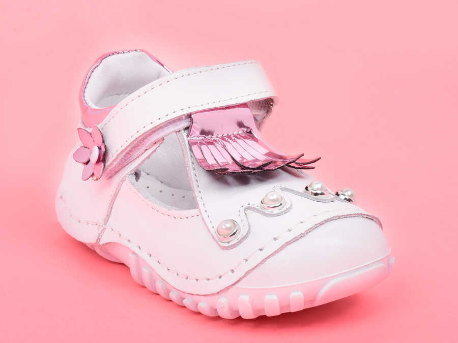 Teo Kız Bebek Hakiki Deri İlk Adım Ayakkabı 111-21Y