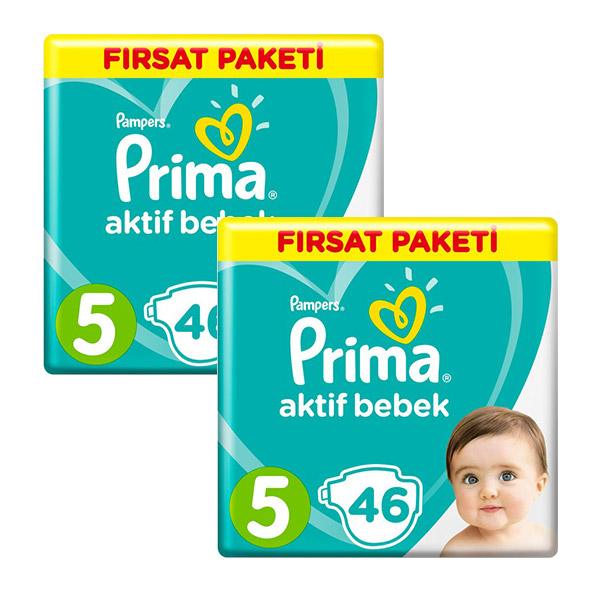 Prima Bebek Bezi 5 Beden 11-16 Kg 92 Adet Fırsat Paketi