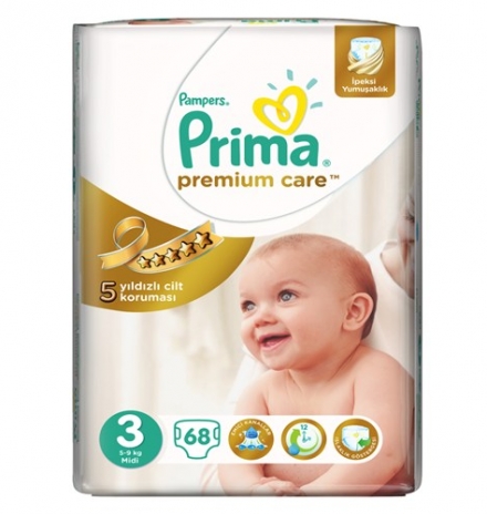 Prima Premium Care 3 68 Adet 5-9 Kg. Midi