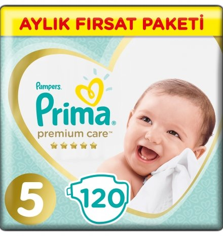 Prima Premium Care Aylık Fırsat 11-16 KG Junior-5 Beden 120'li