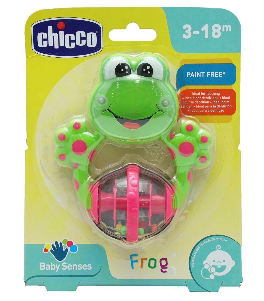 Chicco Eğlenceli Diş Kaşıma Çıngırağı - Kurbağa