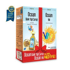 Ocean Kış Paketi - Balık Yağı Şurup Portakallı 150 ml + Vitamin