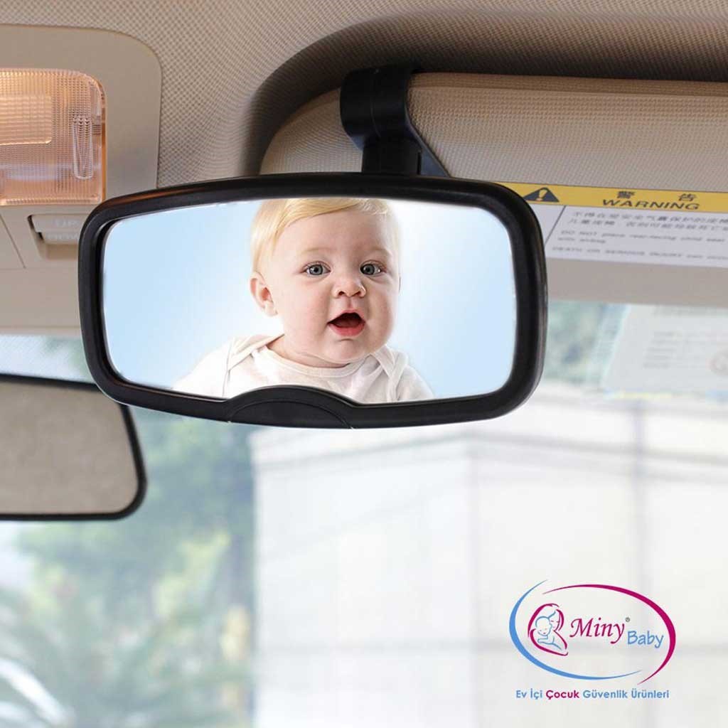 MY MB1000 Vantuzlu-Klipsli Araç içi Bebek Dikiz Aynası