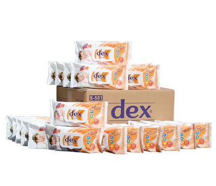 Dex Islak Havlu Soft Care Kapaklı 90x24 Paket Toplam 2160 Yaprak