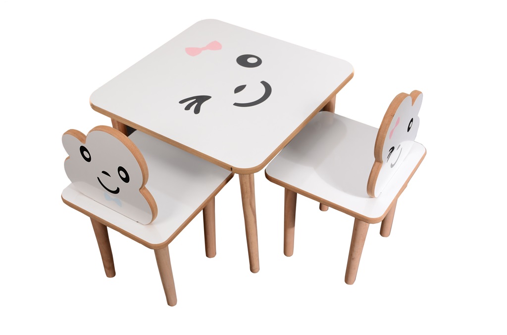 Yaz-Sil Yüzey Çocuk Masa Sandalye Takımı Aktivite Oyun Masası