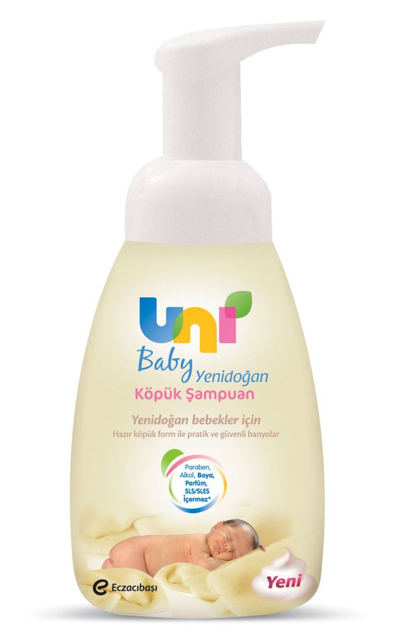 Uni Baby Yenidoğan Köpük Şampuan 200 ml