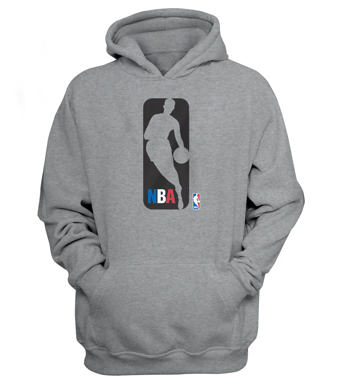 Nba Logo Gear NBA Logo Gear Hoodie (HD-grey-243-NBA-LOGO)