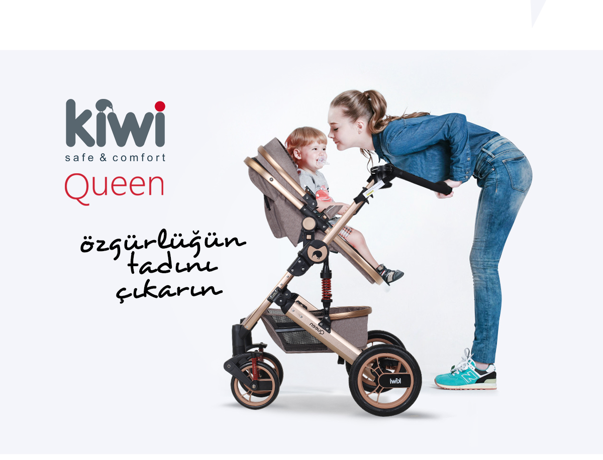 Kiwi Bebek Arabaları Kiwi Queen 2 İn 1 Mono Bebek Arabası+Portbebe