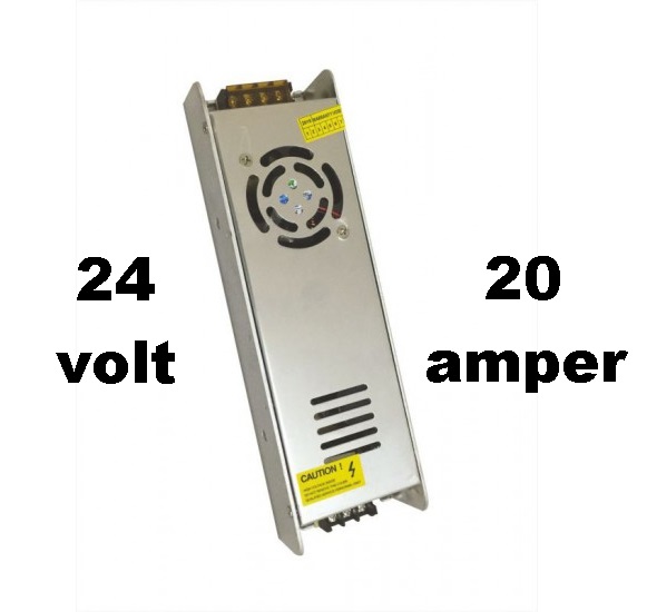 24 volt 1-2-3-5-7.5-10-15- 20 AMPER Adaptör