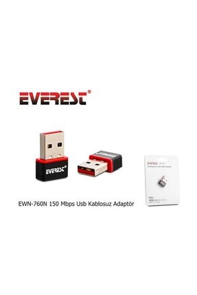 EVEREST EWN-760N 150 MBPS USB KABLOSUZ ADAPTÖR