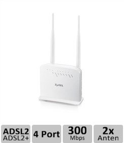 ZYXEL ADSL2+KABLOSUZ MODEM ROUTER P1302-T10D V3