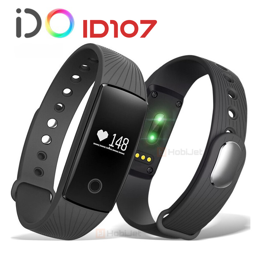 VeryFit ID107 Akıllı Bileklik-Saat, Özel Sensör, OLED Ekran