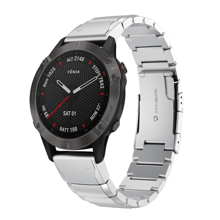 Sones Garmin Fenix 6 Safir Gps 22mm Kaplumbağa Kabuğu Paslanmaz Çelik ...