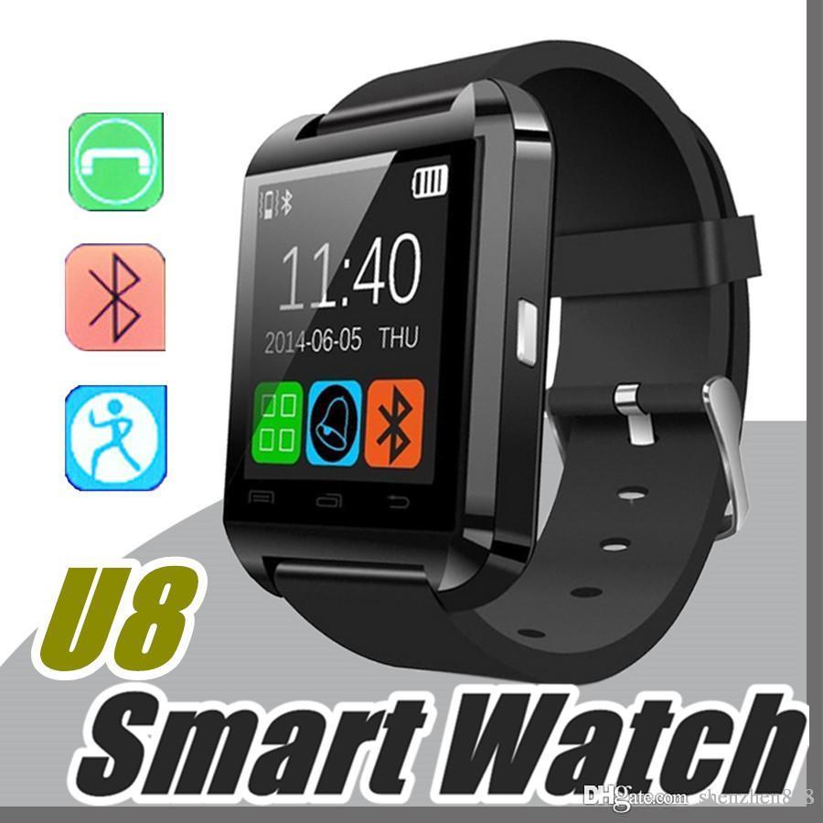 U8 Smartwatch Bluetooth Akıllı Saat Android / İos Uyumlu - SİYAH
