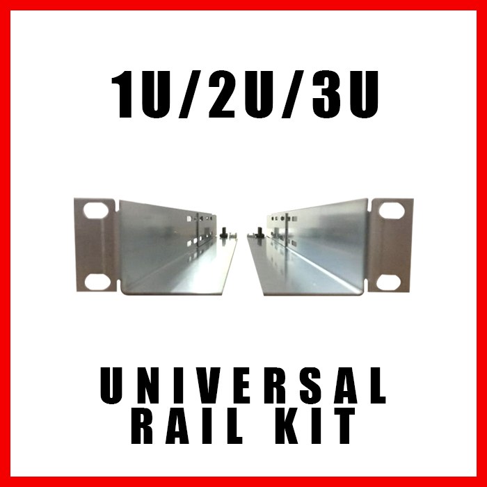 Universal 1U/2U/3U Rail Kit - Server Kızağı - %100 Yerli Üretim