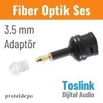 IRENIS Fiber Optik Toslink 3.5mm Adaptör