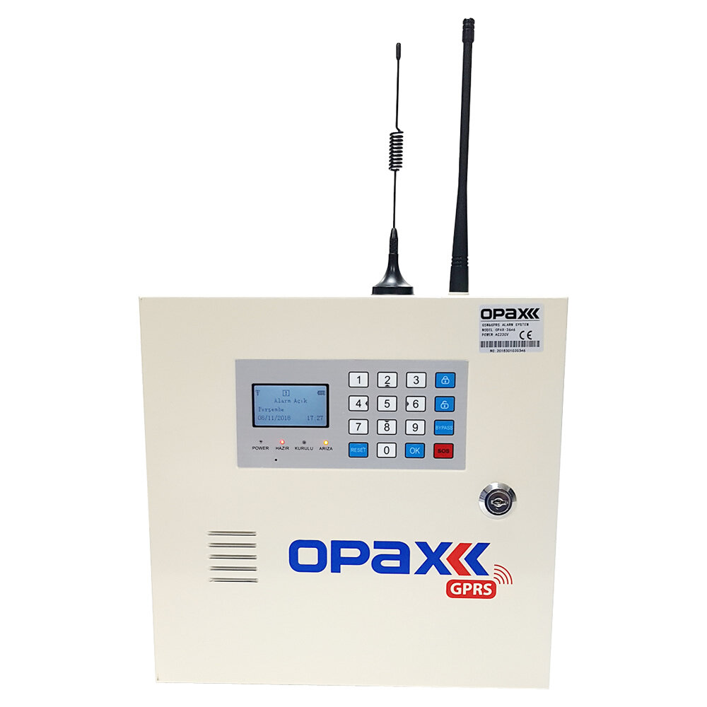 OPAX-2646 GPRS/GSM/SMS Alarm Paneli