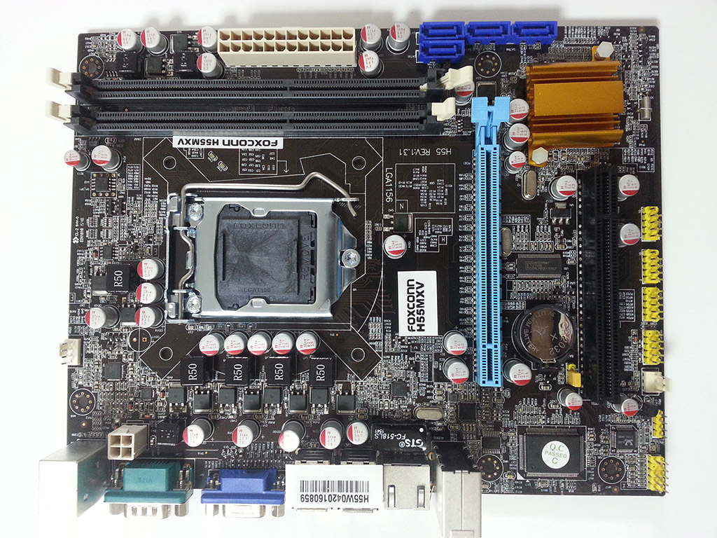 FOXCONN ANAKART H55 1156 PIN DDR3 (KUTUSUZ)+INTEL PENTIUM G6950