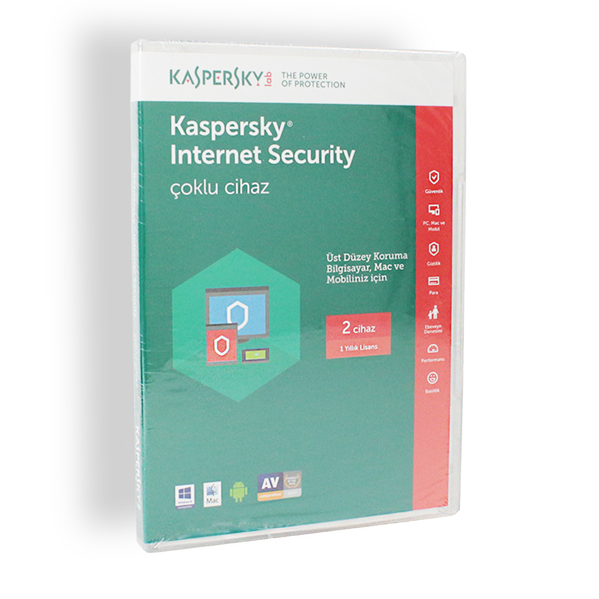 KasperSky İnternet Security Programı Çoklu  2 Cihaz 1 Yıl