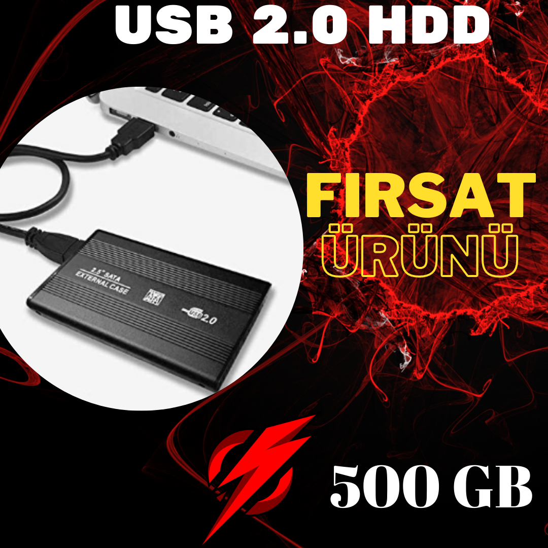 500GB USB HDD ,500GB HARICI HDD, 500GB USB 2.0 HDD
