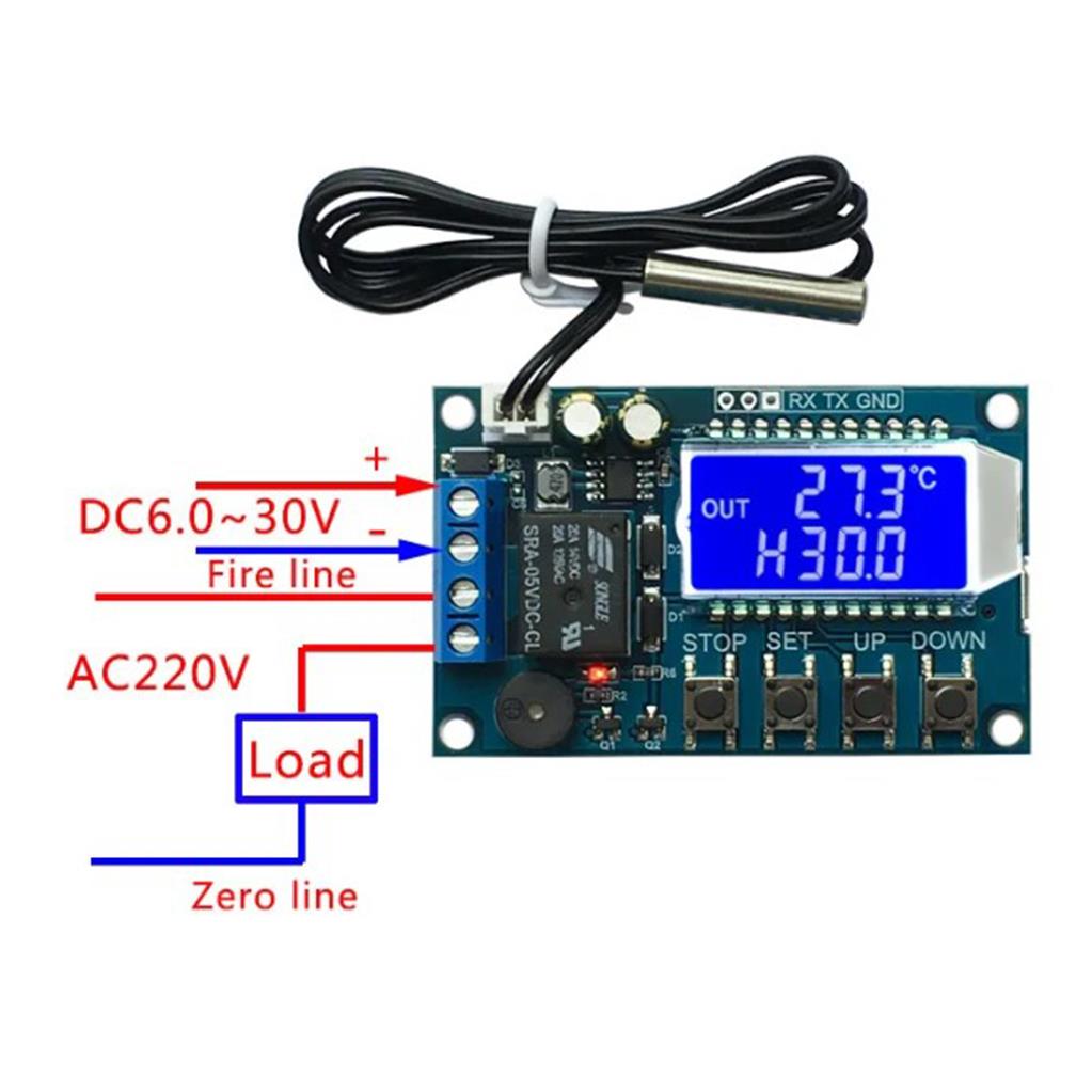 Xy-t01 Sıcaklık Kontrol Devresi-röle Çıkışlı Dijital Termostat 6-30v ...