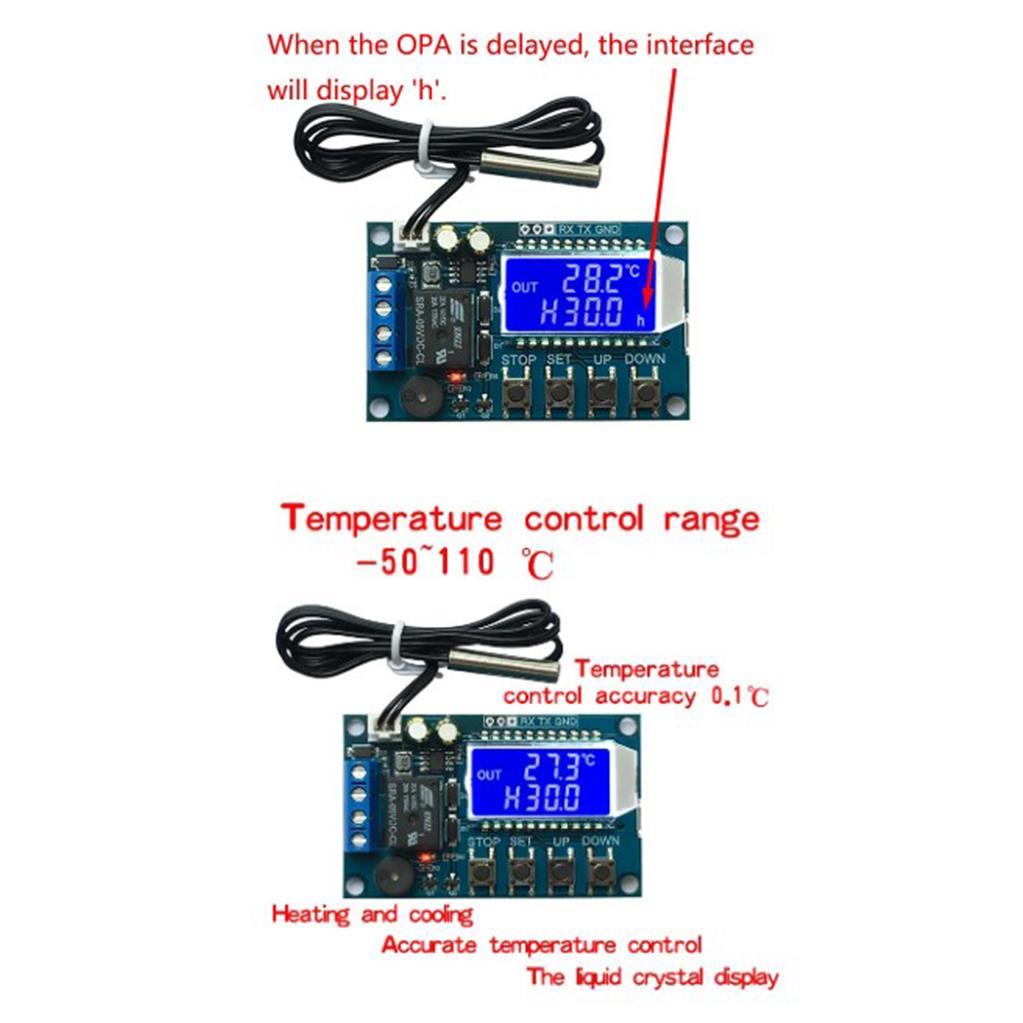 Xy-t01 Sıcaklık Kontrol Devresi-röle Çıkışlı Dijital Termostat 6-30v ...