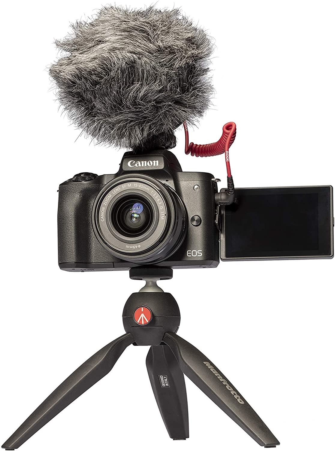 Canon EOS M50 + 15-45 MM IS STM Fotoğraf Makinesi Vlogger Kit (Canon Eurasia Garantili)