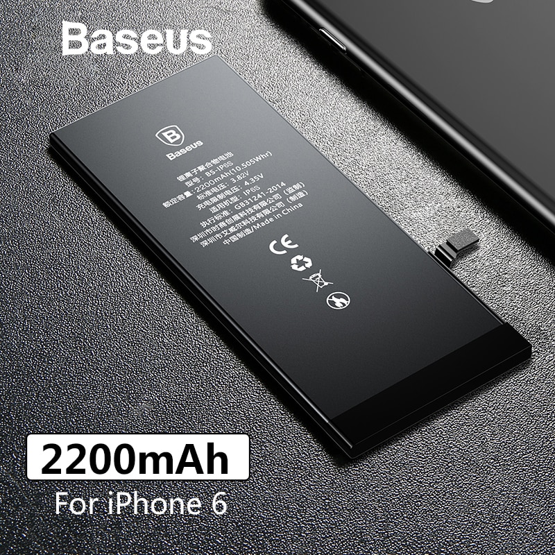 Baseus Apple iPhone 6/6plus/6s/7/7plus Orjinal Telefon Bataryası