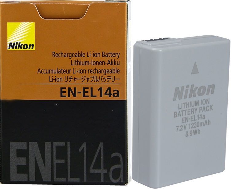 Nikon EN-EL14A Orjinal Pil - Karfo Karacasulu Garantili
