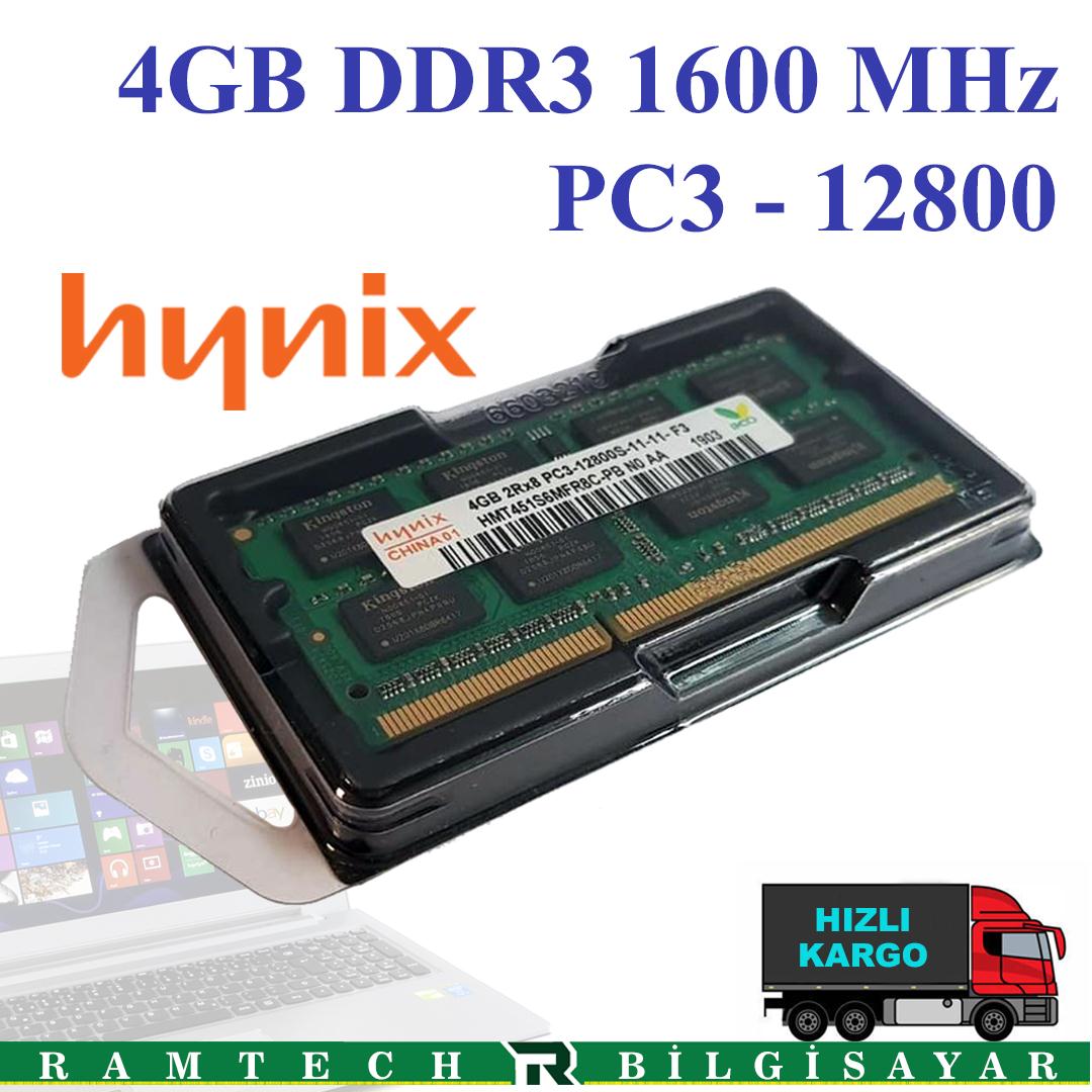 4GB DDR3 1600 MHz 12800S 1.5V NOTEBOOK RAM