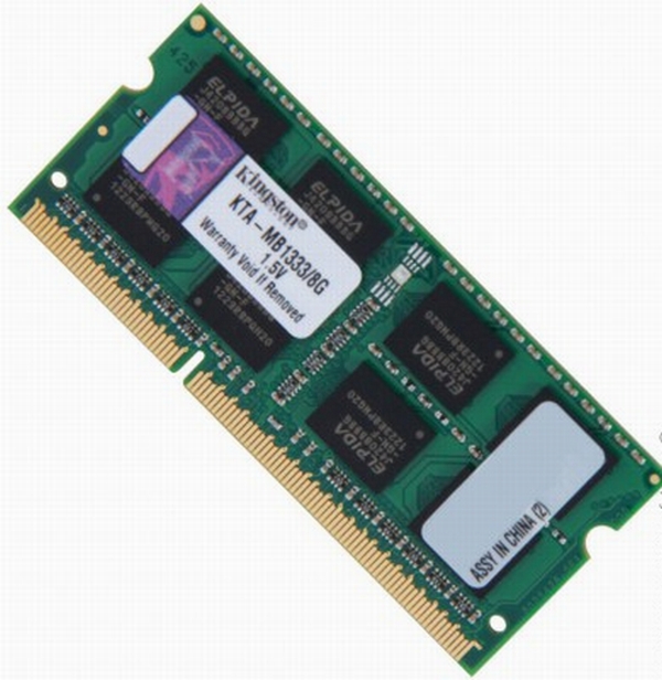 Kingston KTA-MB1333S/4G 4GB DDR3 SODIMM 1333 MHz Notebook Bellek
