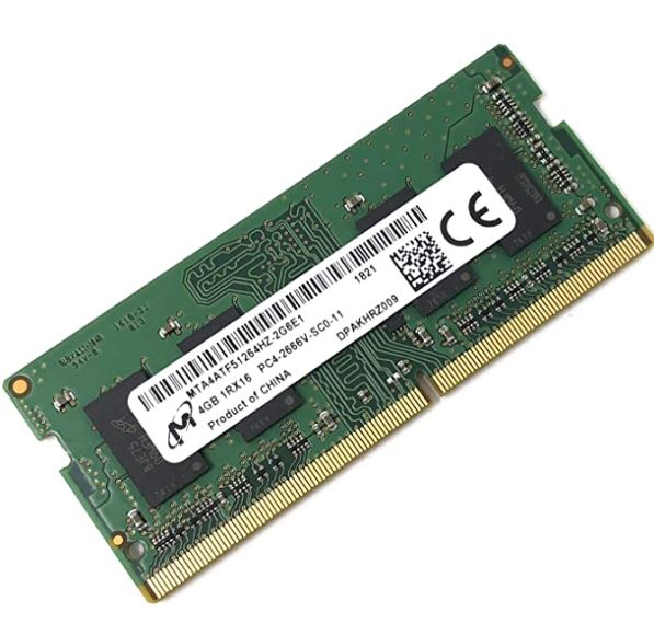 MICRON 4GB DDR4 2666MHZ SODIMM NOTEBOOK RAM