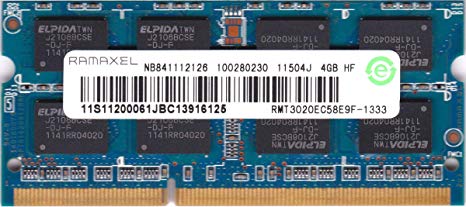 Ramaxel 4GB 1333MHz DDR3 PC3-10600s Notebook RAM Bellek