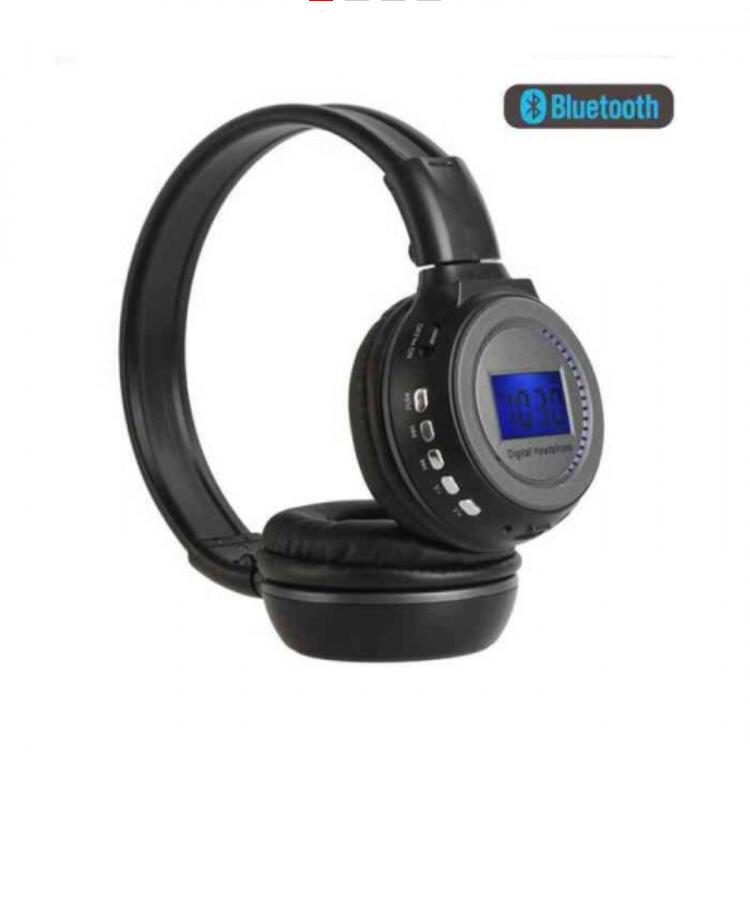N75 Bluetooth Kablosuz Işıklı Radyolu Ekranlı Kulaklık