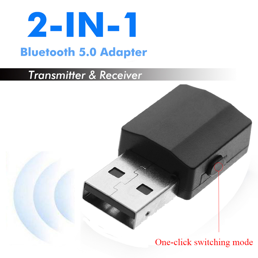 Bluetooth 5.0 Tuşlu Mod Alıcı Verici 2 in 1 Televizyon Bilgisayar