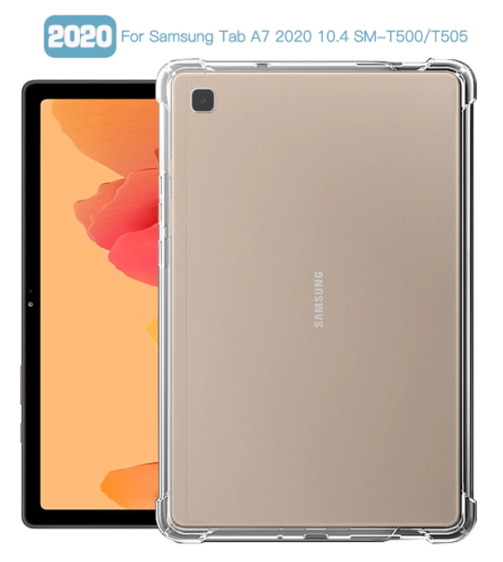 Samsung Galaxy TabA7 10.4 T500 Kılıf Şok Emici Silikon Kapak
