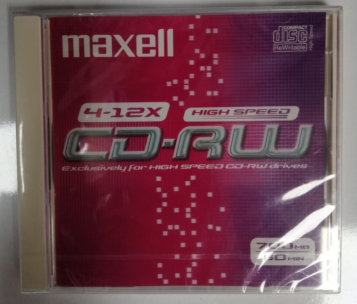 Maxell CD-RW 4-12x High Speed 700 MB-80 Min
