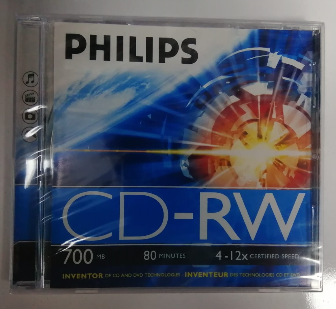Philips CD-RW 700 MB-80 Min 4-12x Speed