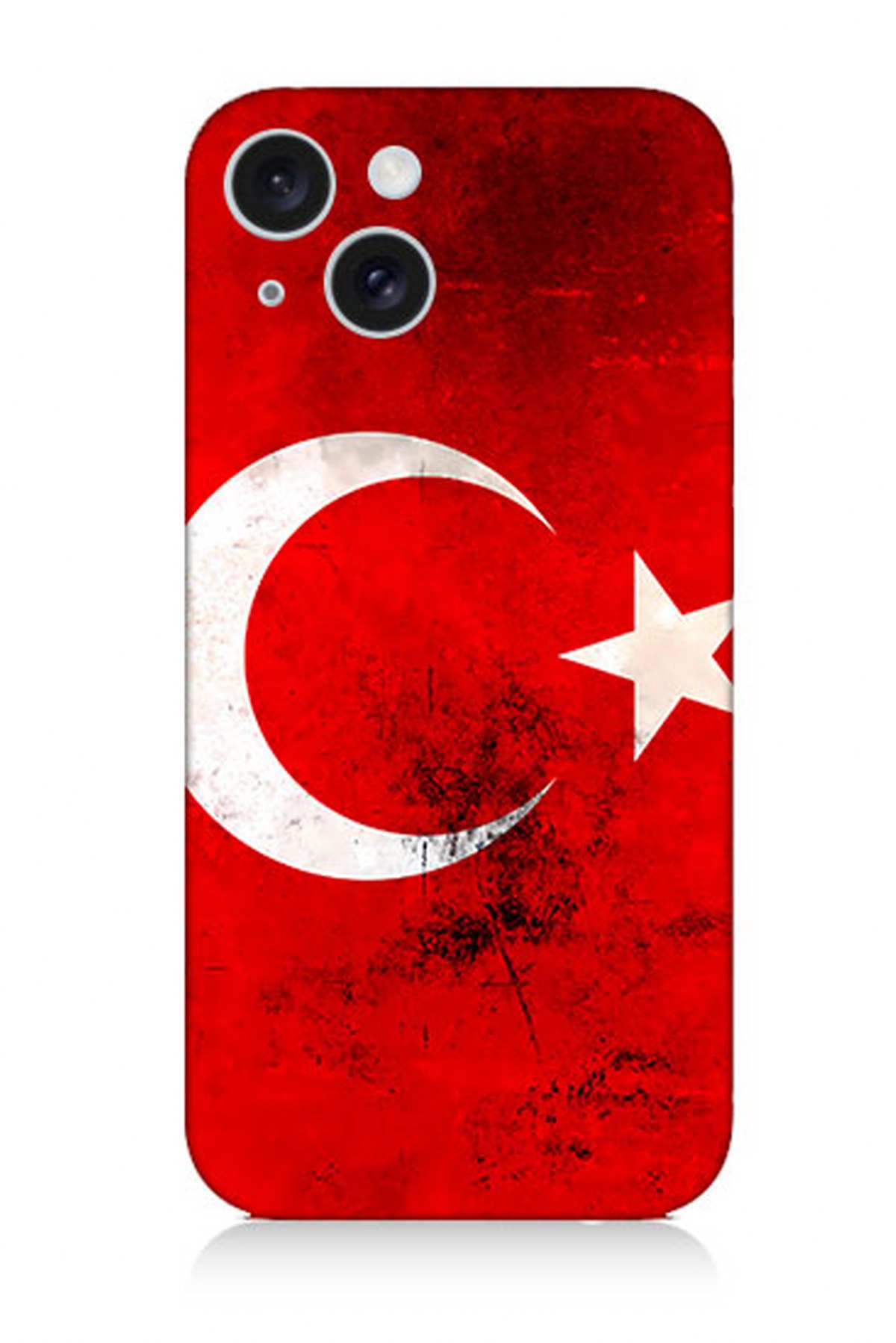 Apple iPhone 15 Uyumlu Türk Bayrağı   Kapak Kılıf 