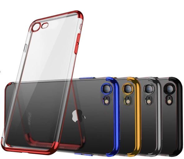 Apple İphone SE (2020) Dört Köşeli Lazerli Silikon Kılıf