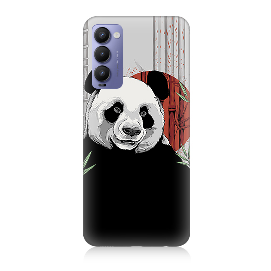 Camon 18 Uyumlu Panda  Kapak Kılıf 