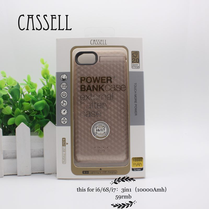 CASSELL 10000 mAh / iPhone 6 / 6S Şarjlı Kılıf
