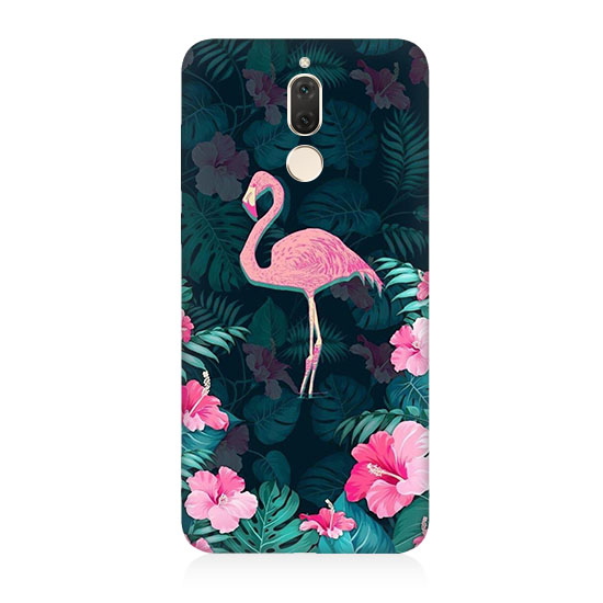 Huawei Mate 10 Lite Pembe Flamingo  Kapak Kılıf 