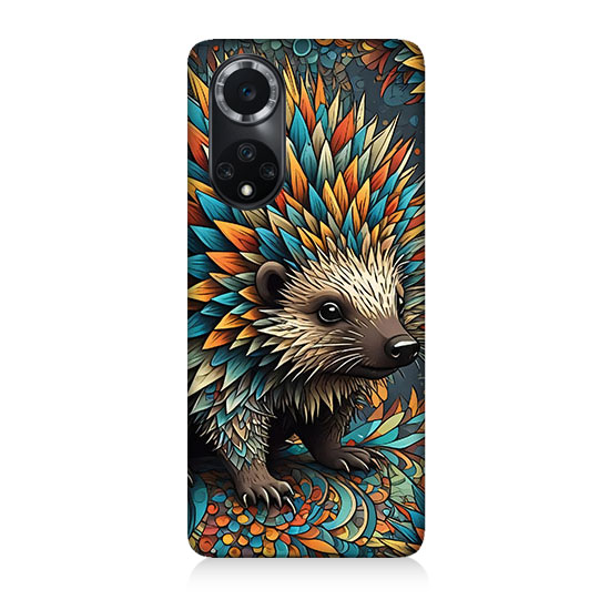 Huawei Nova 9 Uyumlu Renkli Kirpi  Kapak Kılıf 