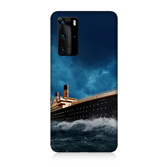 Huawei P40 Pro Uyumlu Fırtınalı Gemi  Kapak Kılıf 